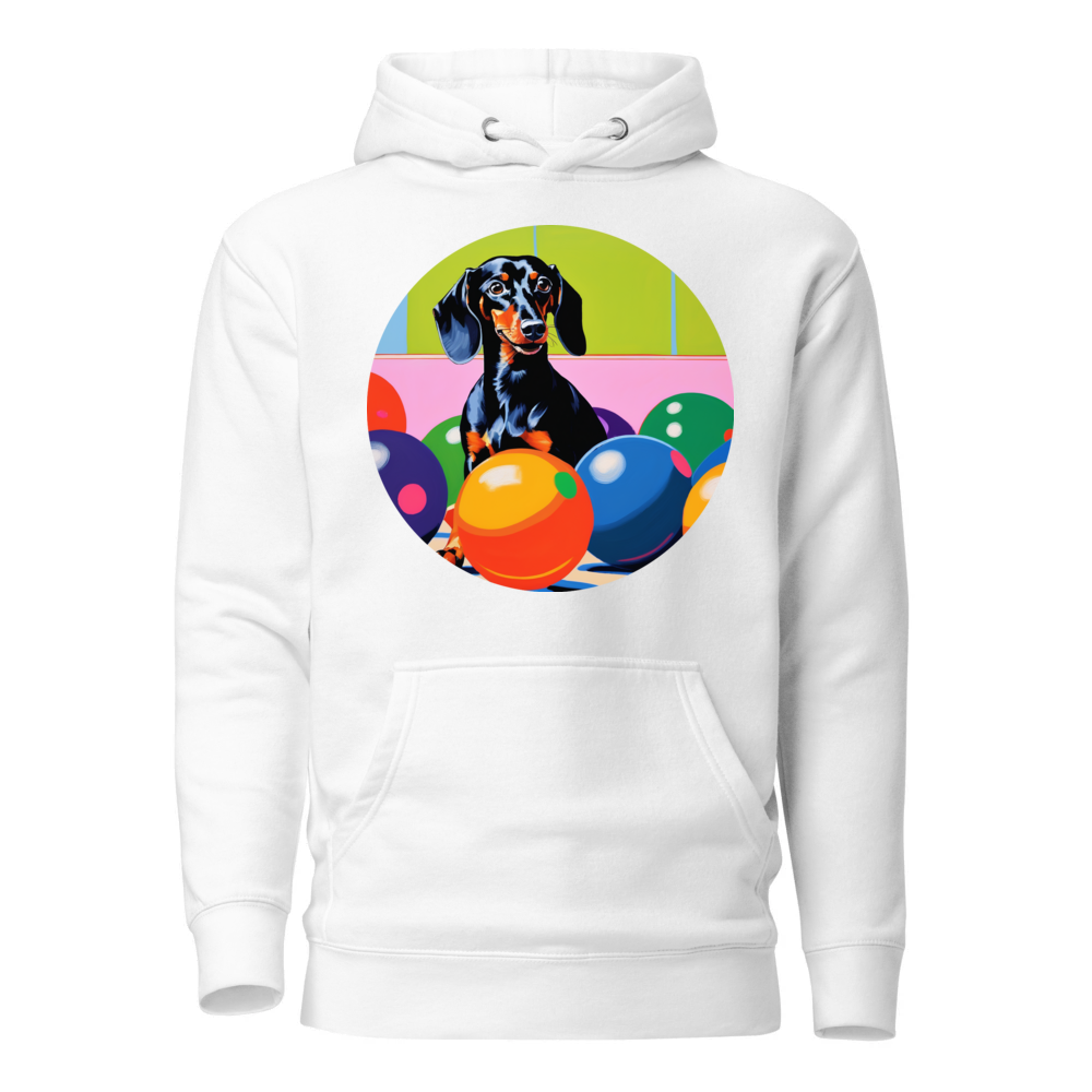 PugMug Custom Black Dachshund Hoodie