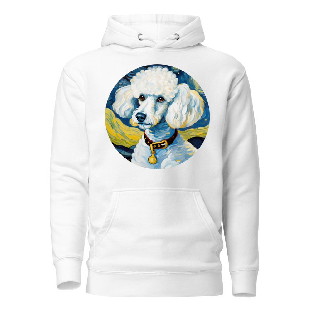 PugMug Custom White Poodle Hoodie