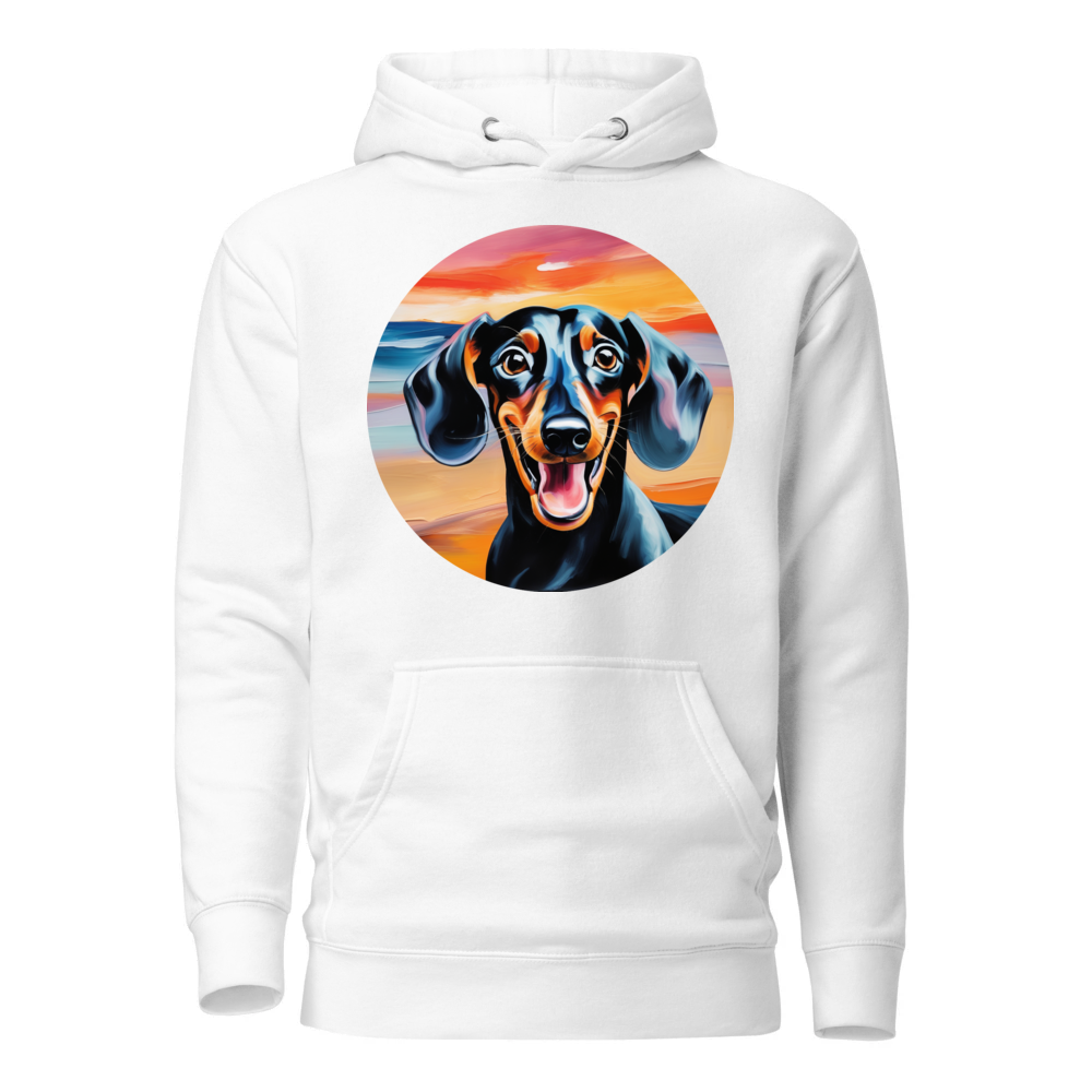 PugMug Custom Black Dachshund Hoodie