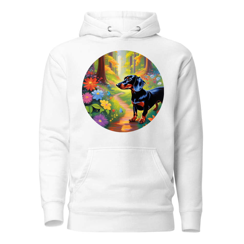 PugMug Custom Black Dachshund Hoodie