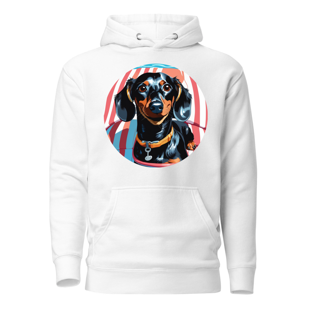 PugMug Custom Black Dachshund Hoodie
