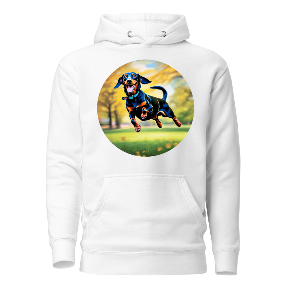 PugMug Custom Black Dachshund Hoodie