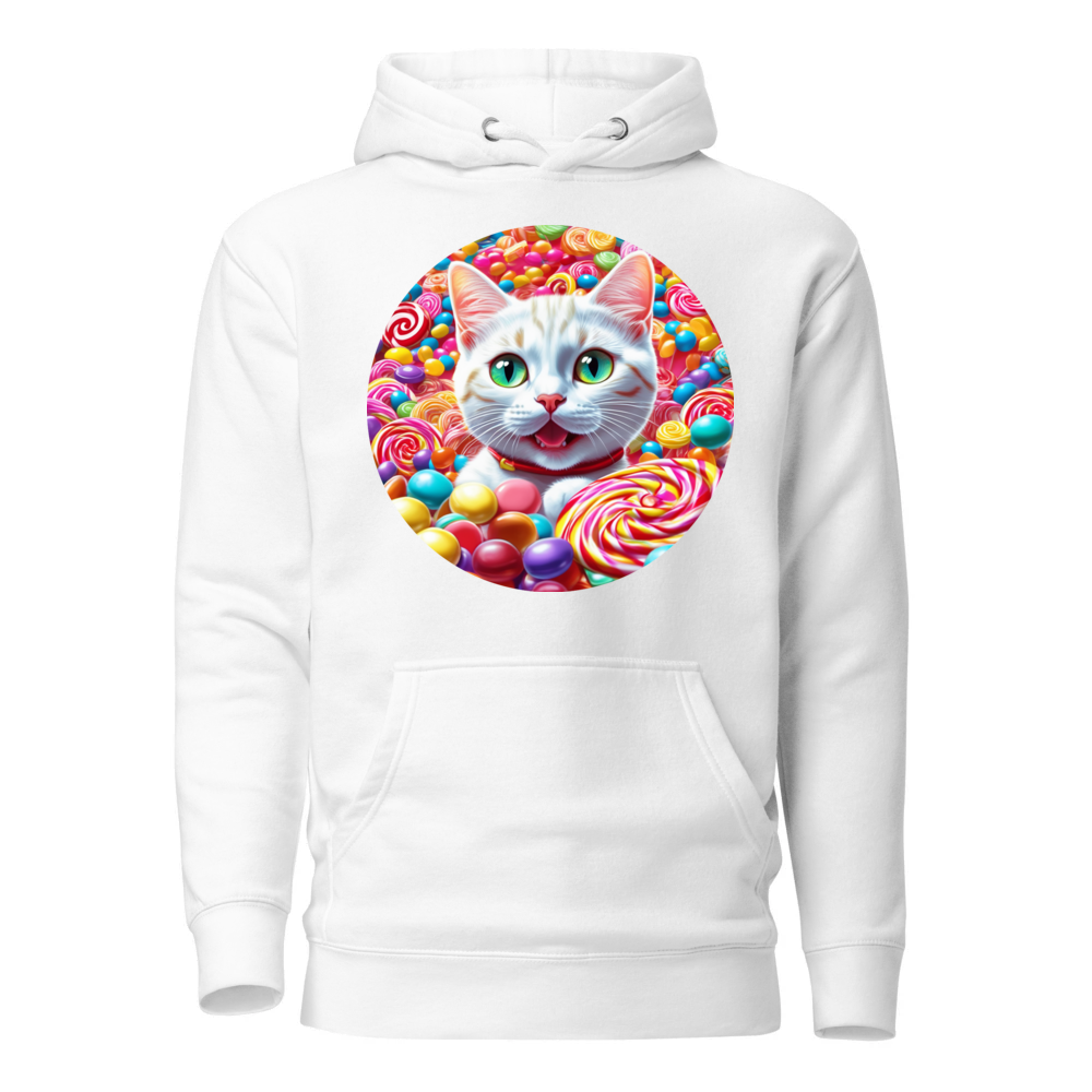 PugMug Custom White American Shorthair Cat Hoodie
