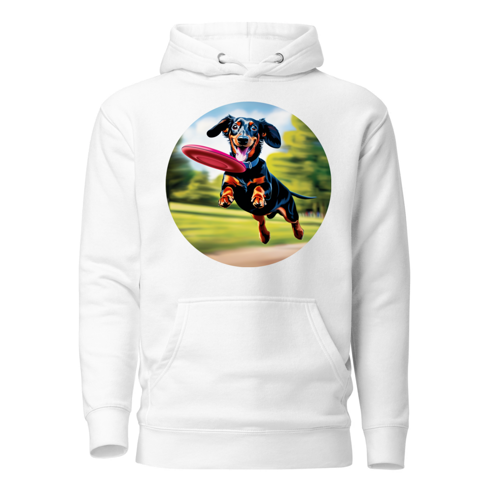 PugMug Custom Black Dachshund Hoodie