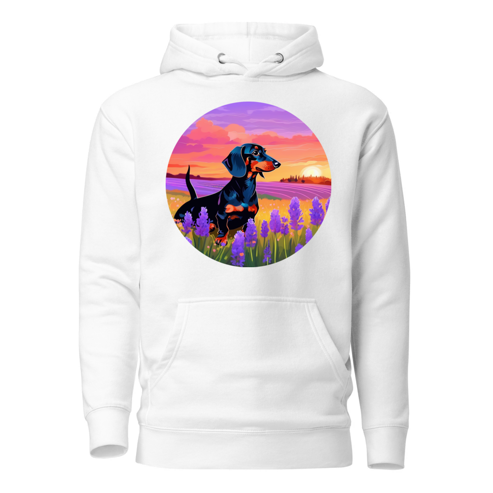 PugMug Custom Black Dachshund Hoodie