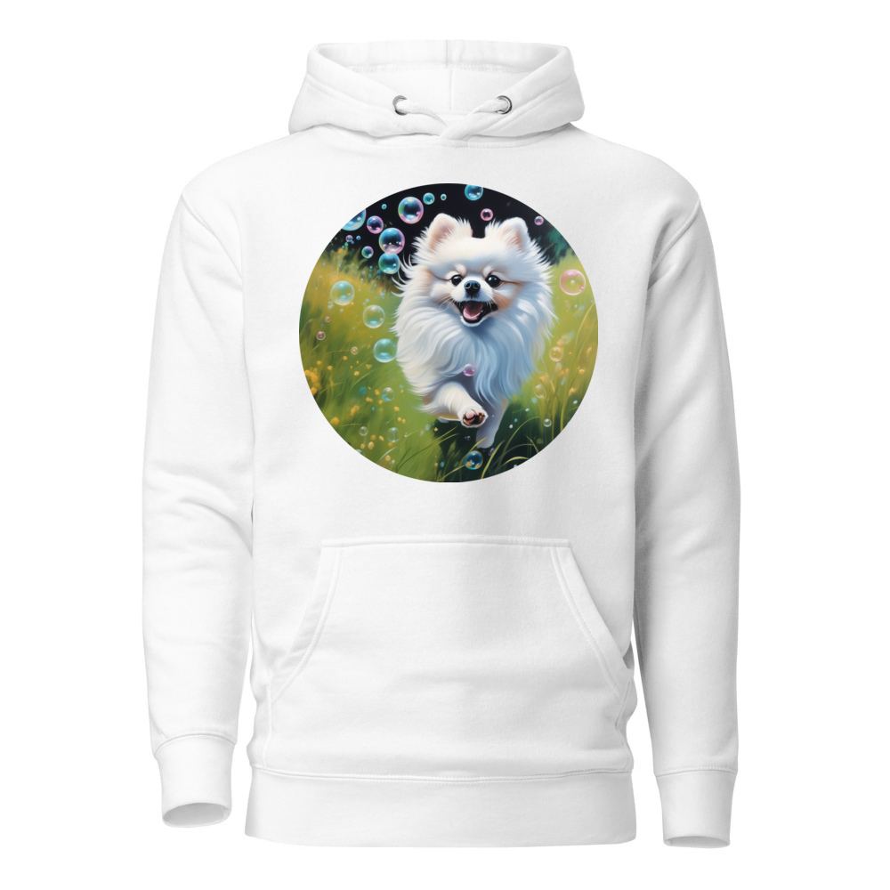 PugMug Custom White Pomeranian Hoodie