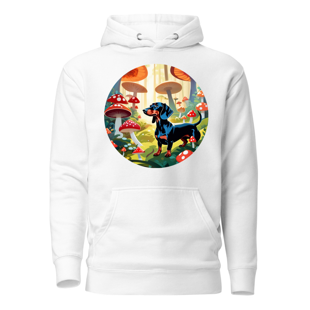 PugMug Custom Black Dachshund Hoodie
