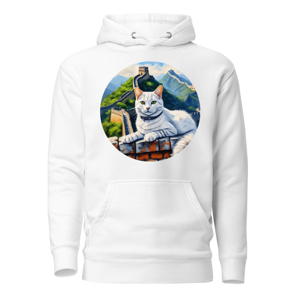 PugMug Custom White American Shorthair Cat Hoodie