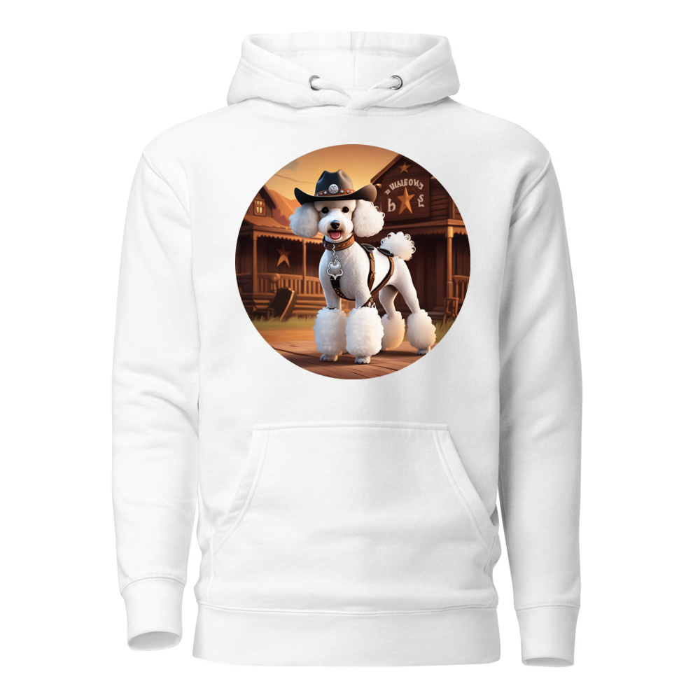 PugMug Custom White Poodle Hoodie
