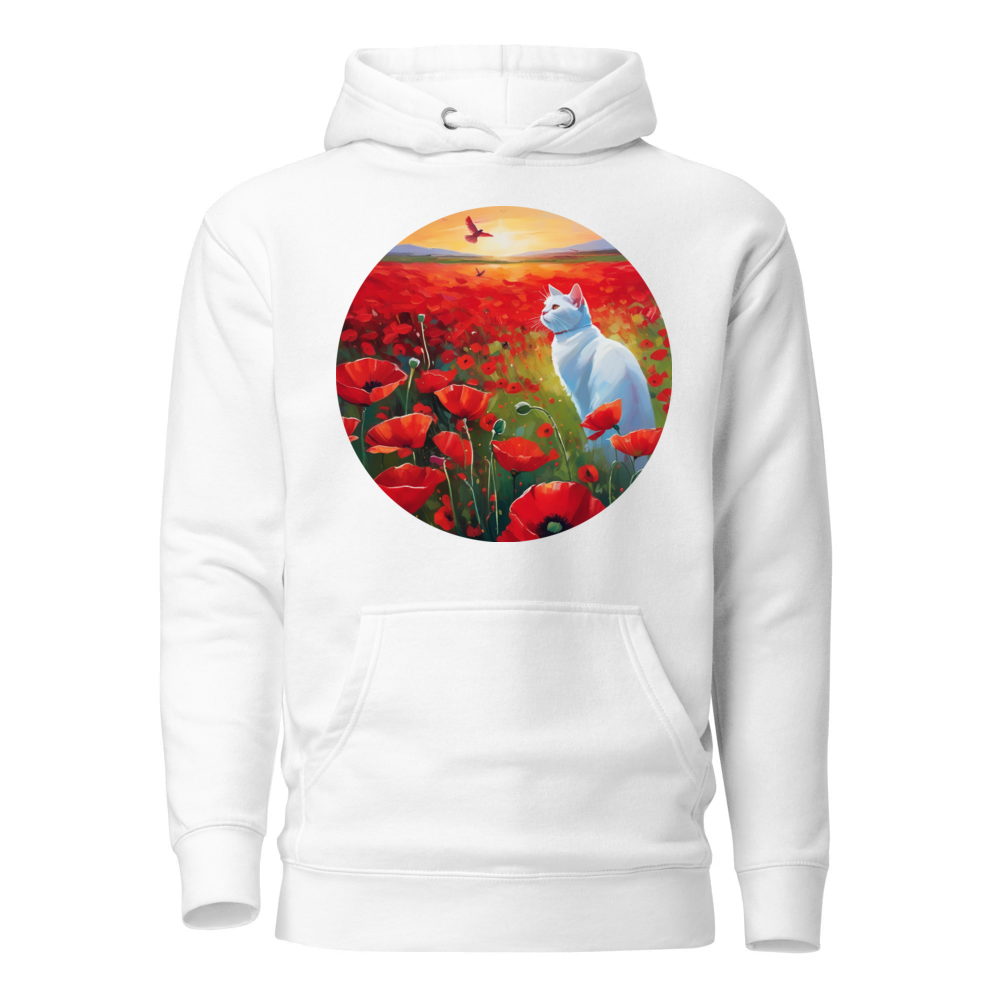 PugMug Custom White Companion Cat Hoodie