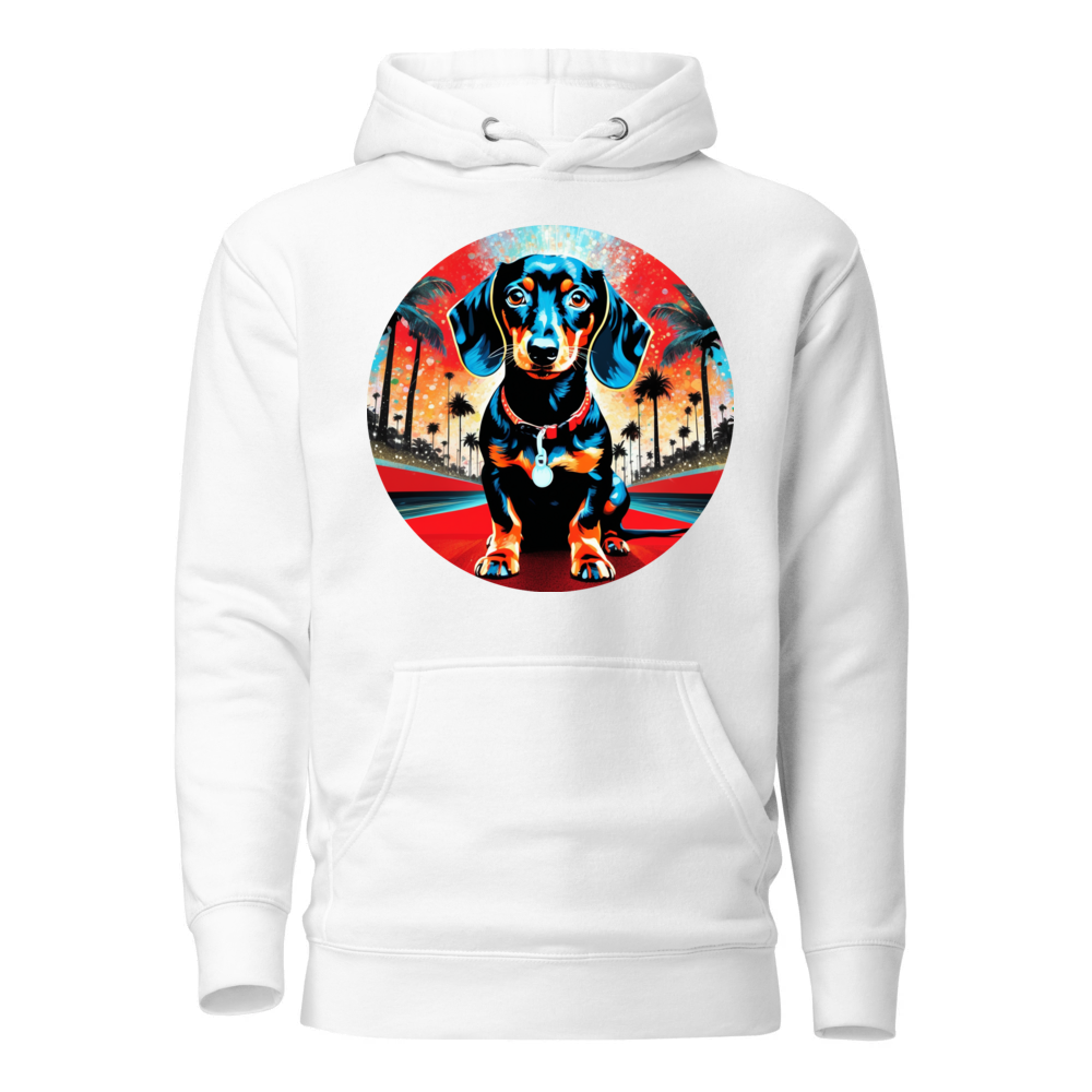 PugMug Custom Black Dachshund Hoodie