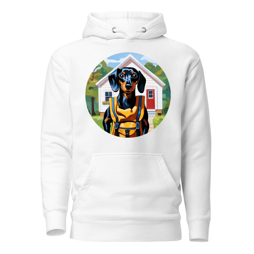 PugMug Custom Black Dachshund Hoodie