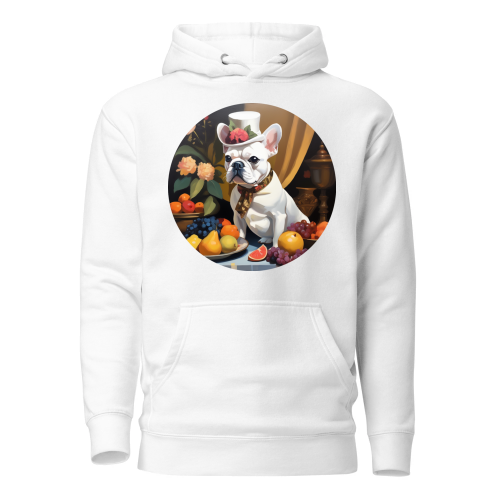 PugMug Custom White French Bulldog Hoodie