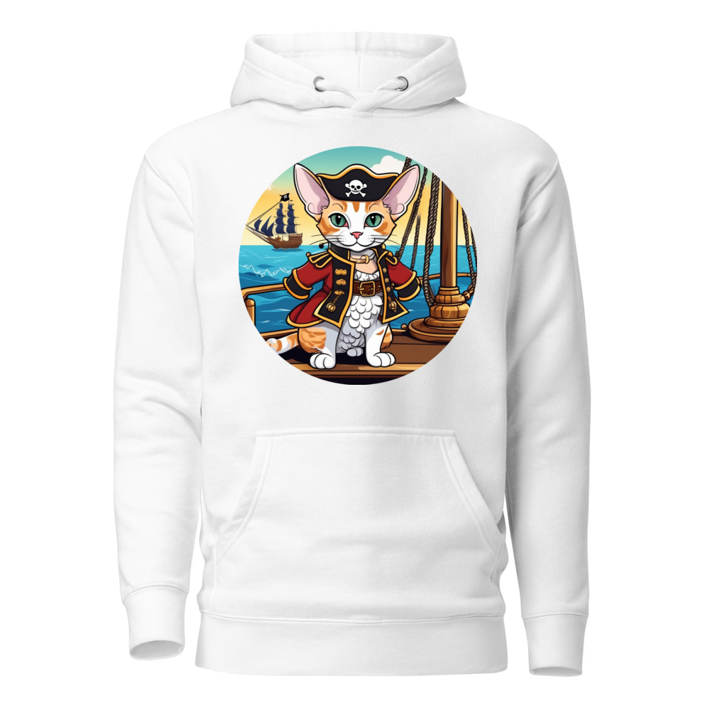 PugMug Custom Tabby Devon Rex Cat Hoodie