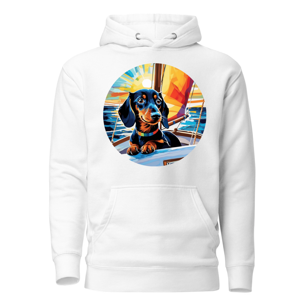 PugMug Custom Black Dachshund Hoodie