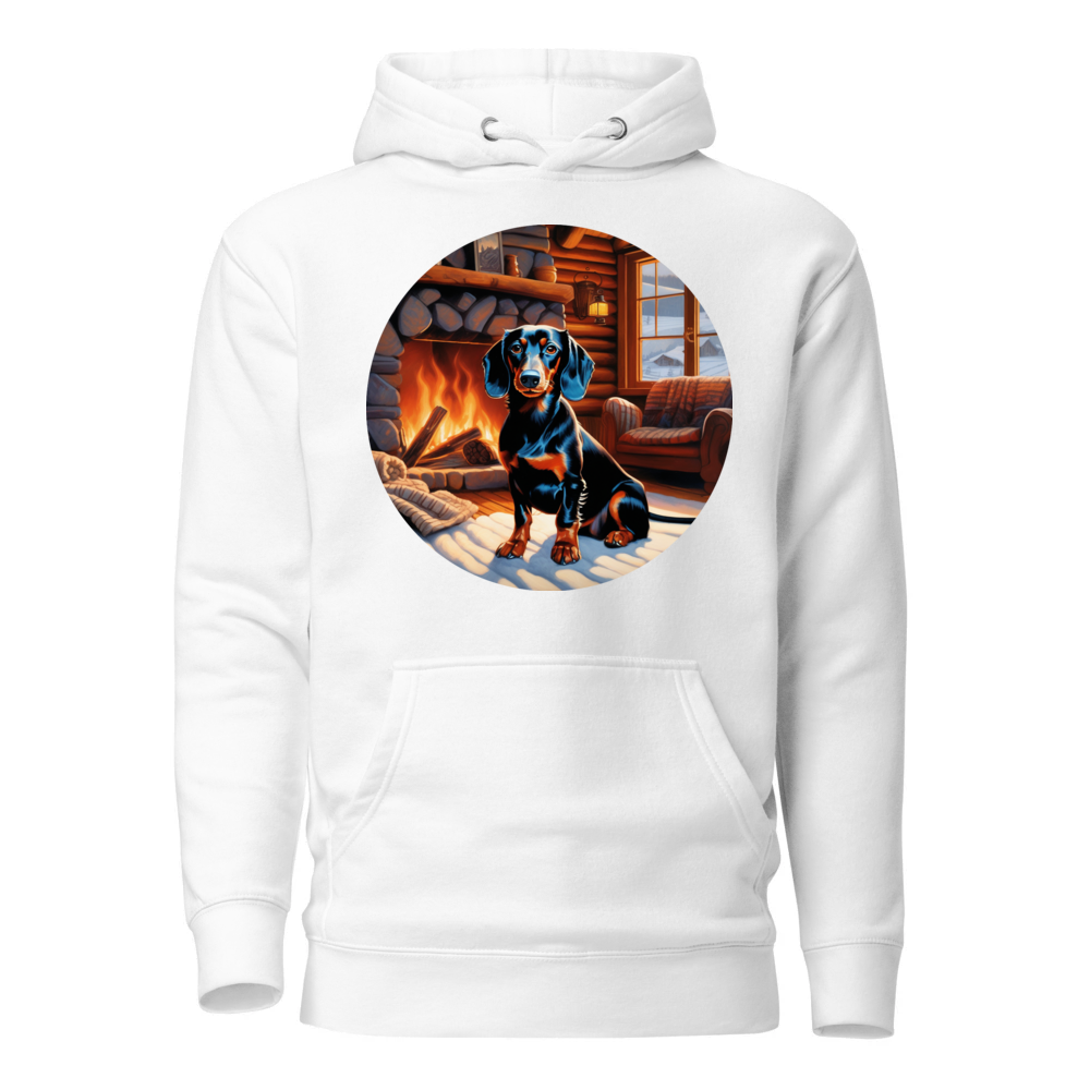 PugMug Custom Black Dachshund Hoodie