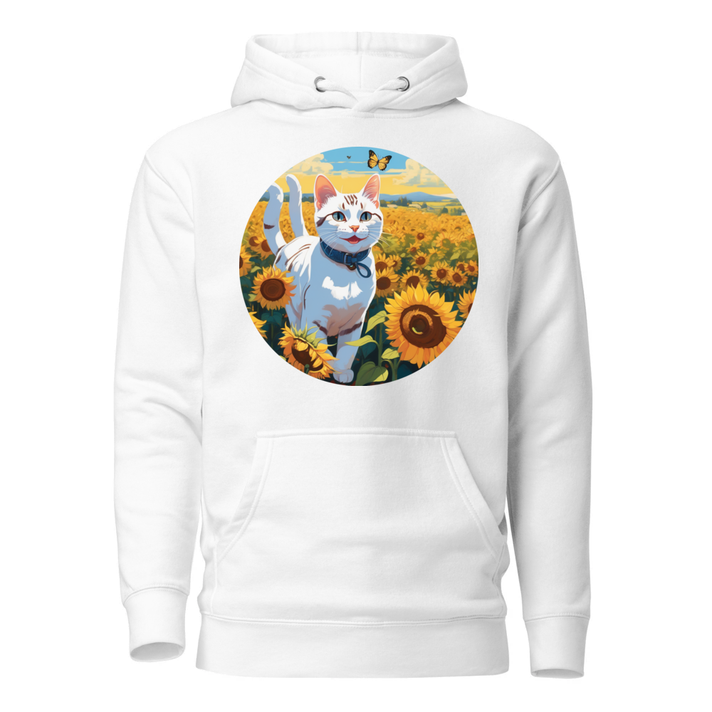 PugMug Custom White American Shorthair Cat Hoodie