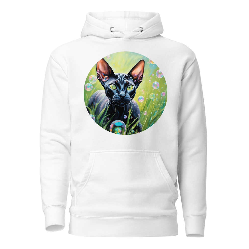 PugMug Custom Black Sphynx Cat Hoodie