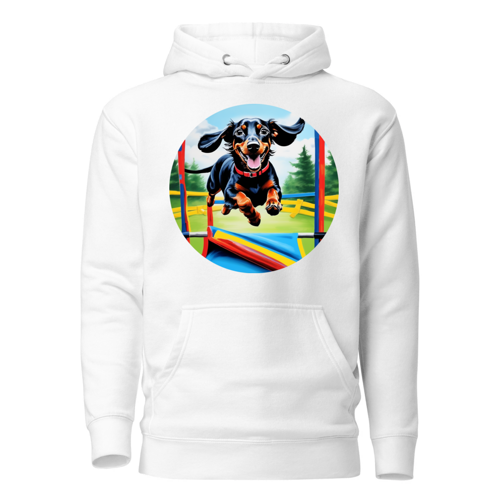 PugMug Custom Black Dachshund Hoodie