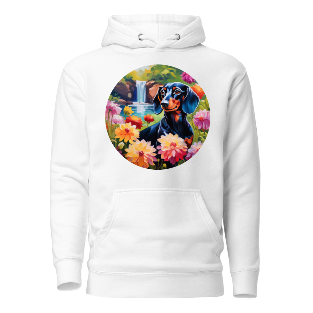 PugMug Custom Black Dachshund Hoodie