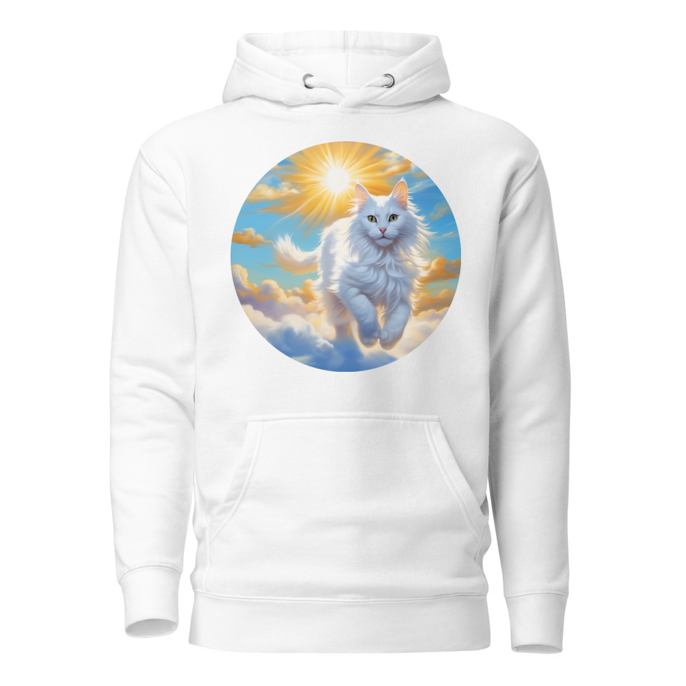 PugMug Custom White Companion Cat Hoodie
