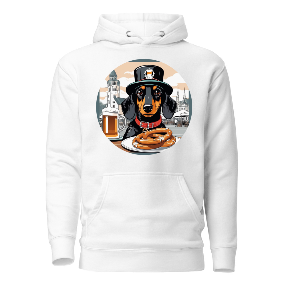 PugMug Custom Black Dachshund Hoodie