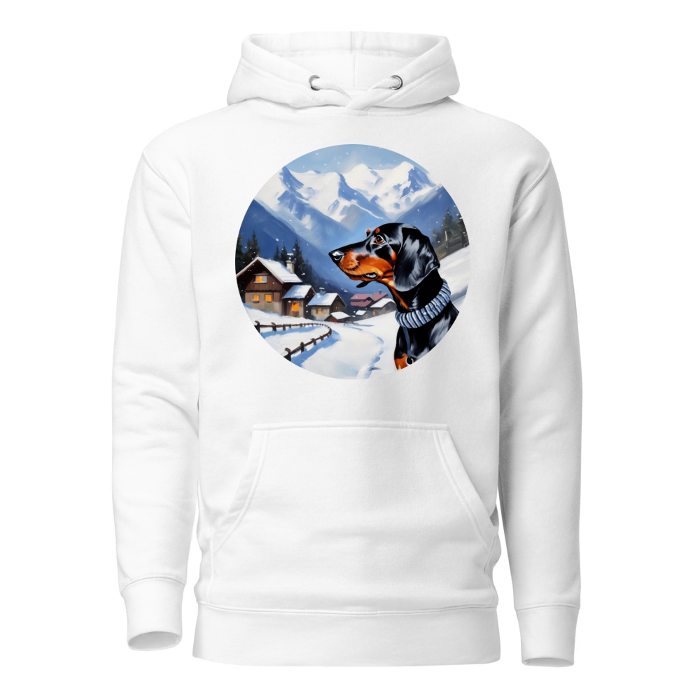 PugMug Custom Black Dachshund Hoodie