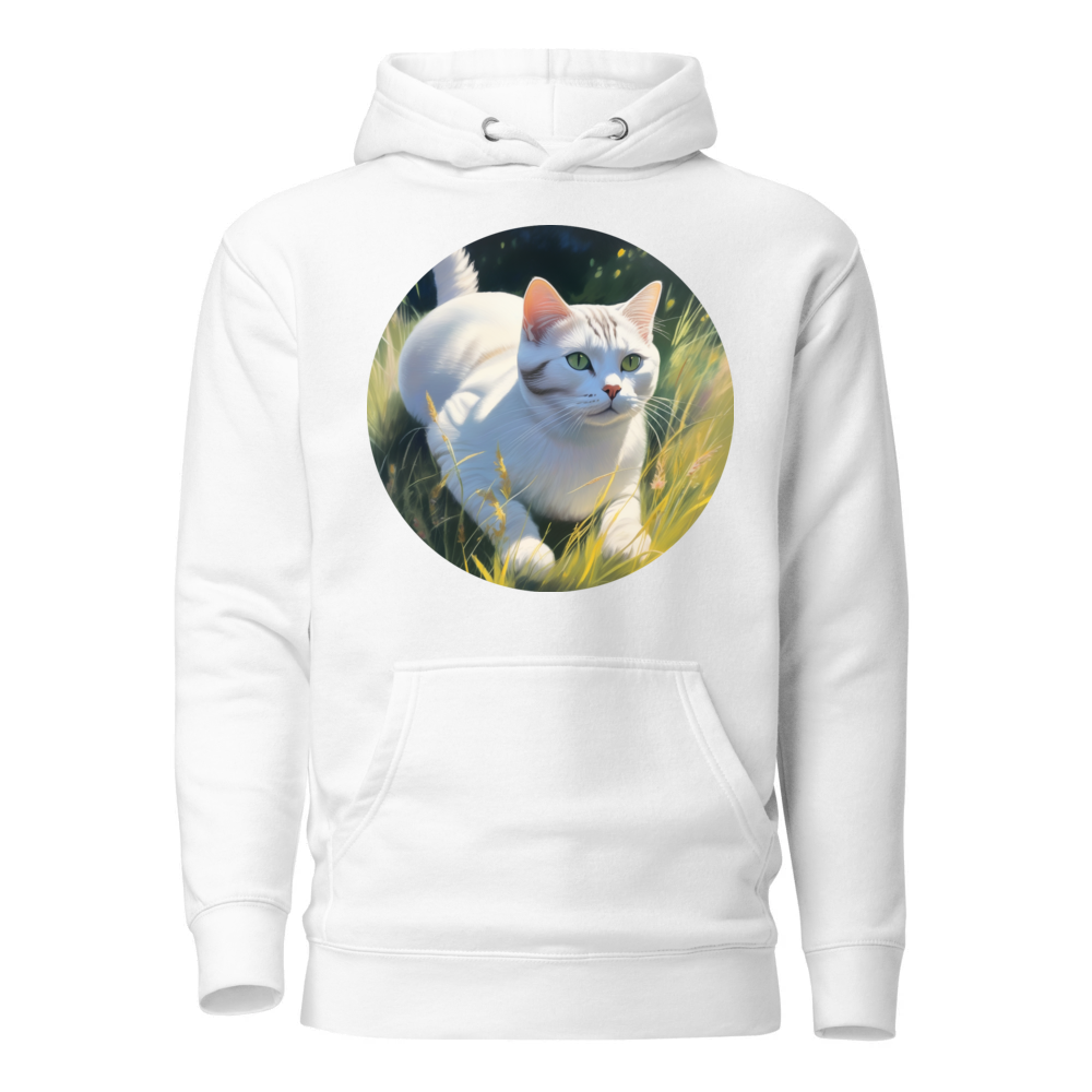 PugMug Custom White American Shorthair Cat Hoodie