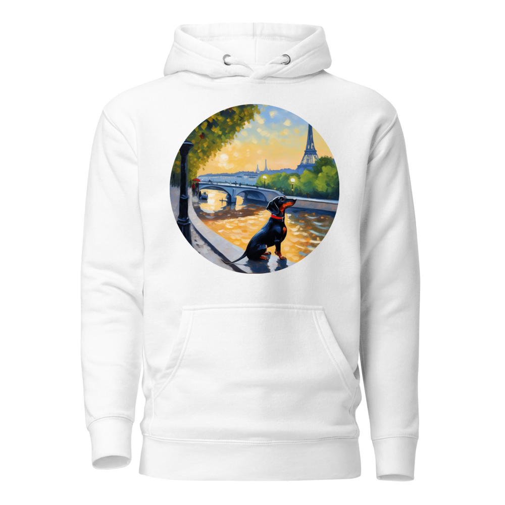 PugMug Custom Black Dachshund Hoodie