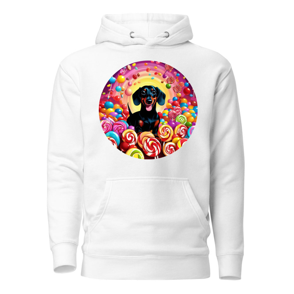 PugMug Custom Black Dachshund Hoodie