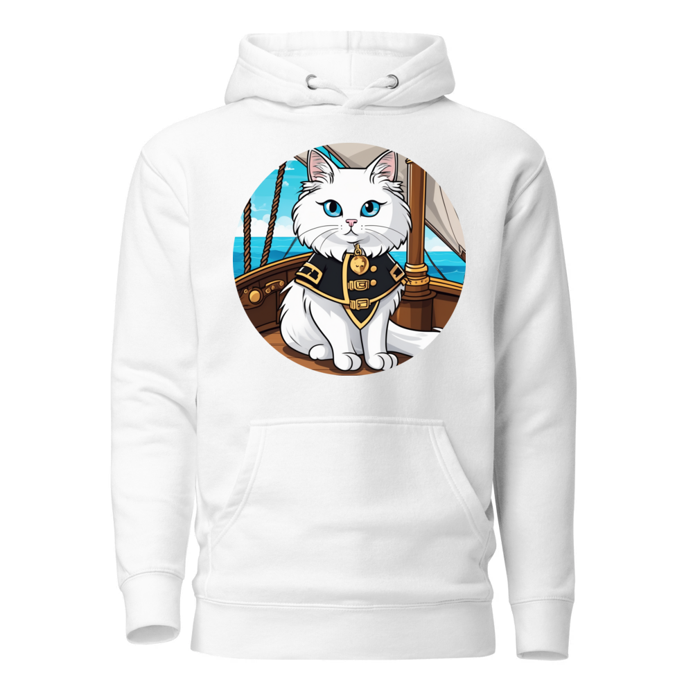 PugMug Custom White Ragdoll Cat Hoodie