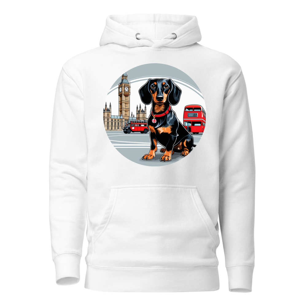 PugMug Custom Black Dachshund Hoodie