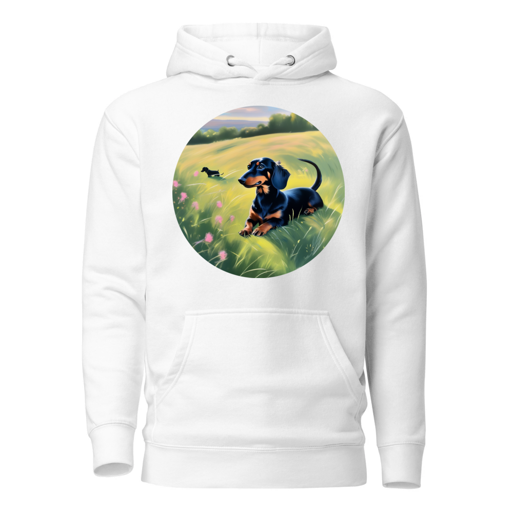 PugMug Custom Black Dachshund Hoodie