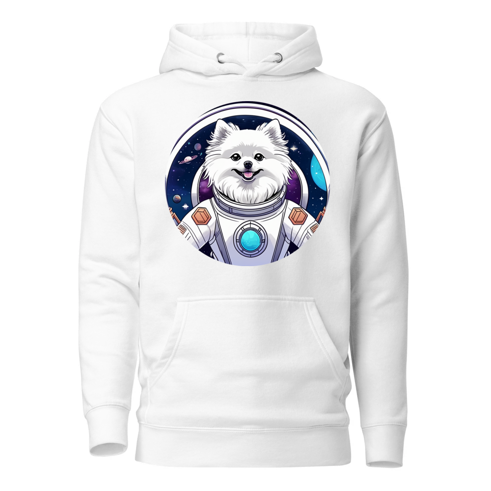 PugMug Custom White Pomeranian Hoodie