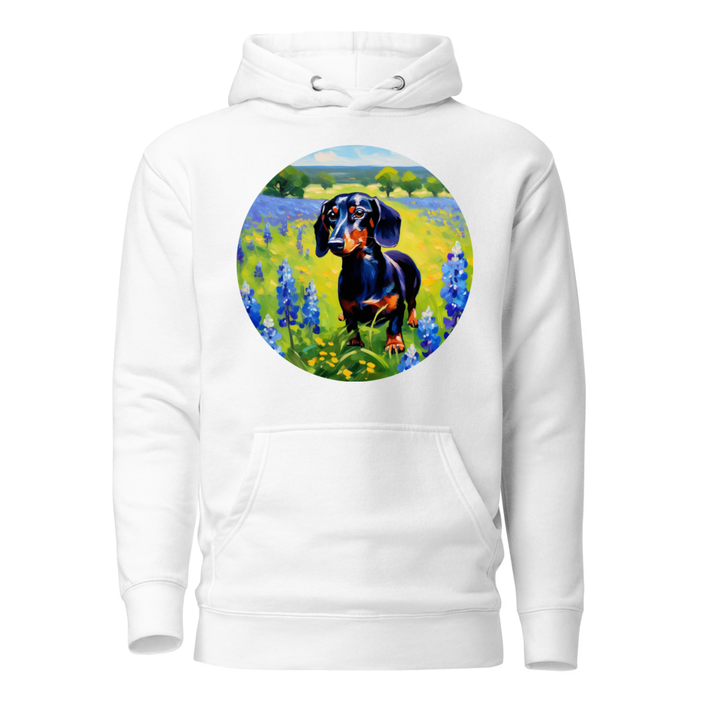 PugMug Custom Black Dachshund Hoodie