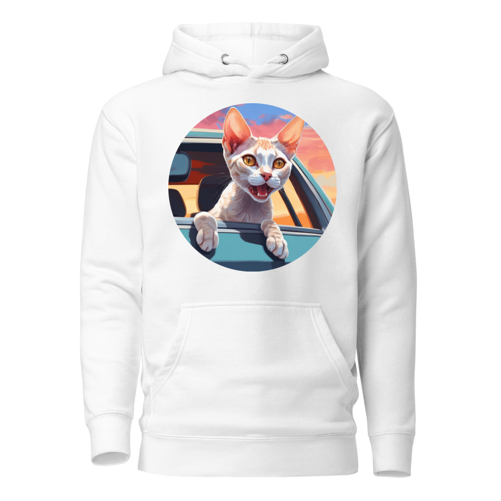 PugMug Custom Tabby Devon Rex Cat Hoodie