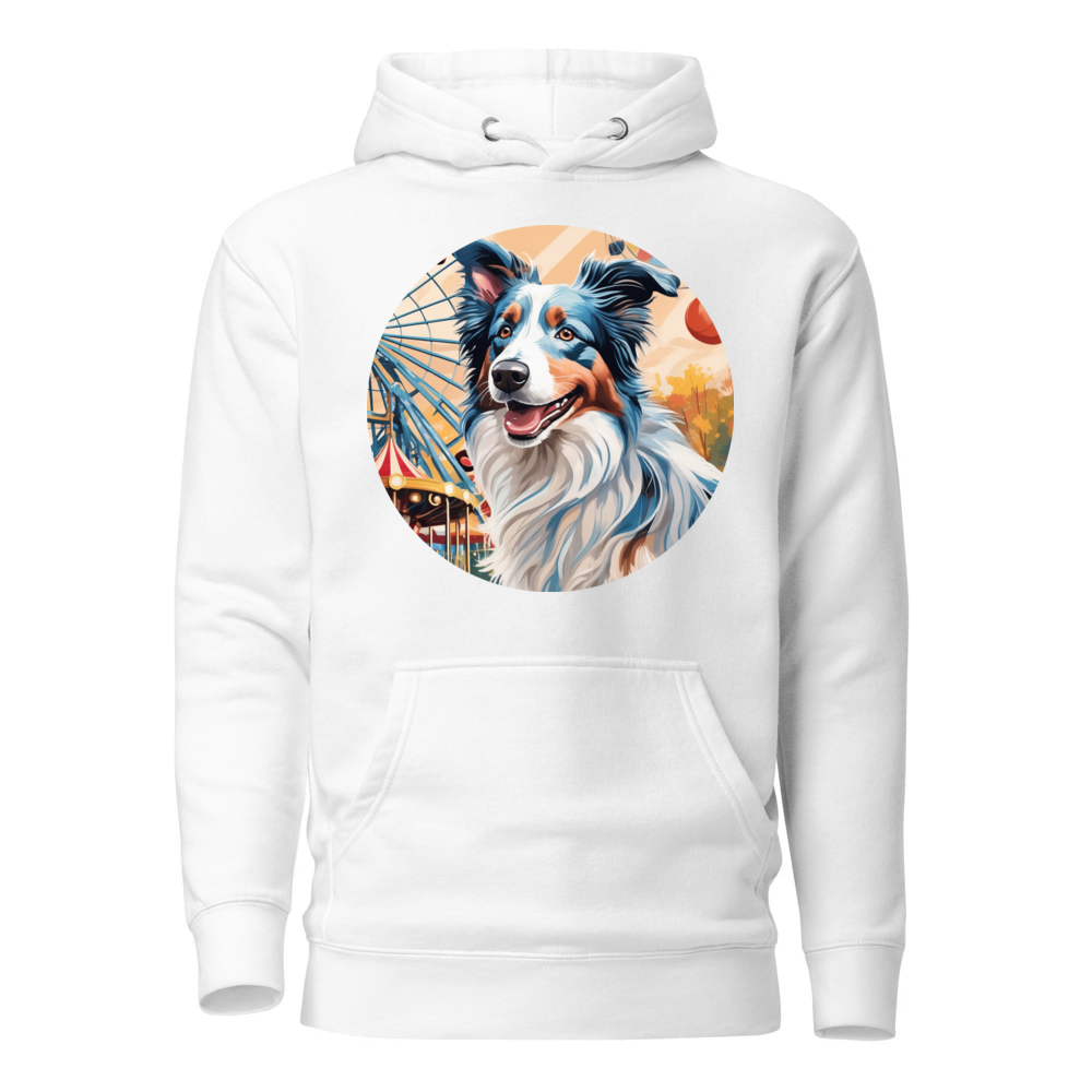 PugMug Custom Blue Merle Border Collie Hoodie