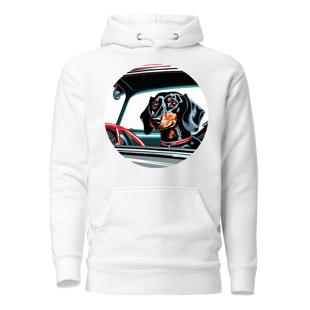 PugMug Custom Black Dachshund Hoodie