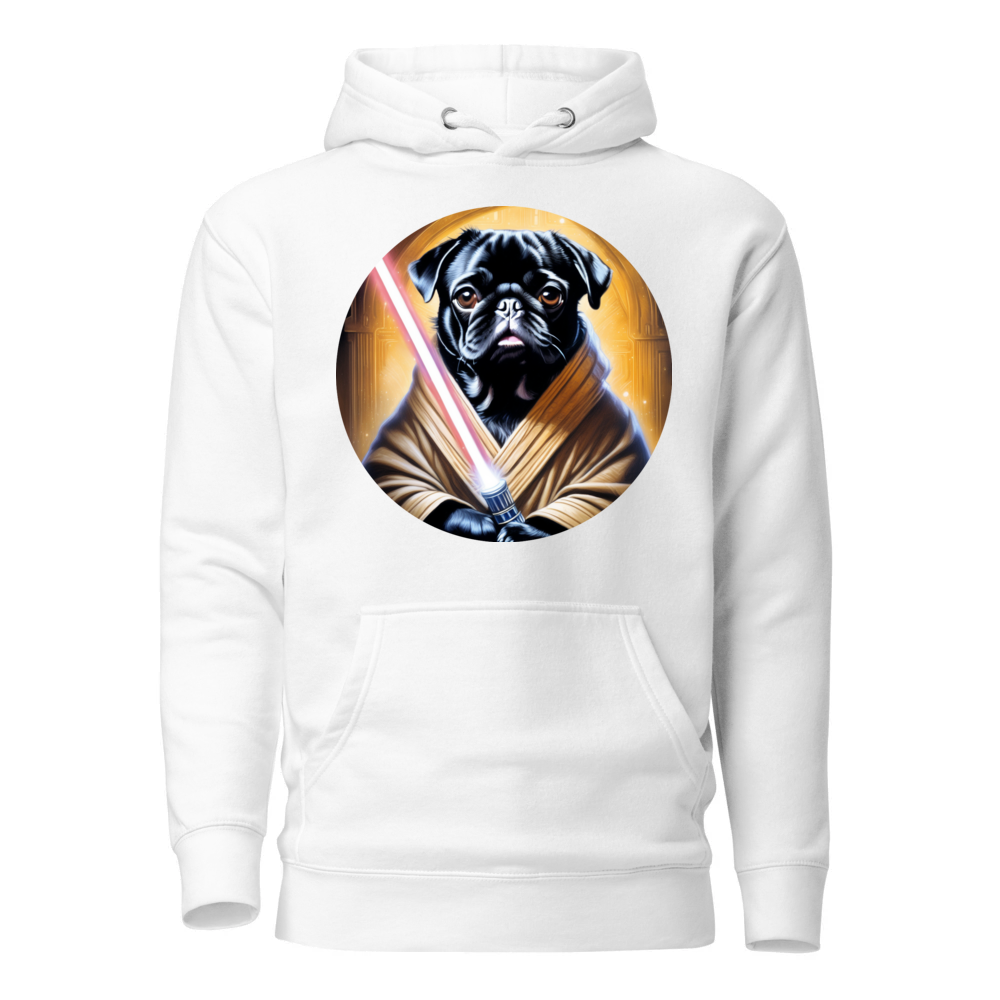 PugMug Custom Black Pug Hoodie