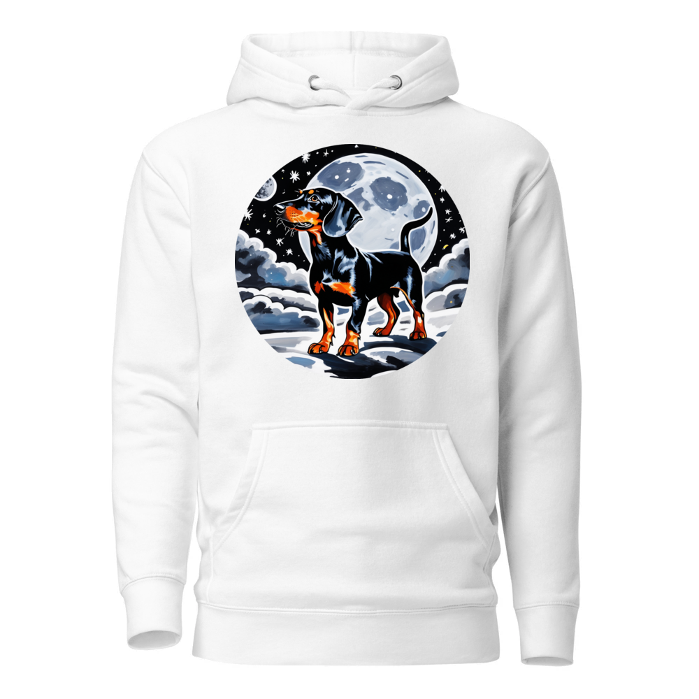 PugMug Custom Black Dachshund Hoodie