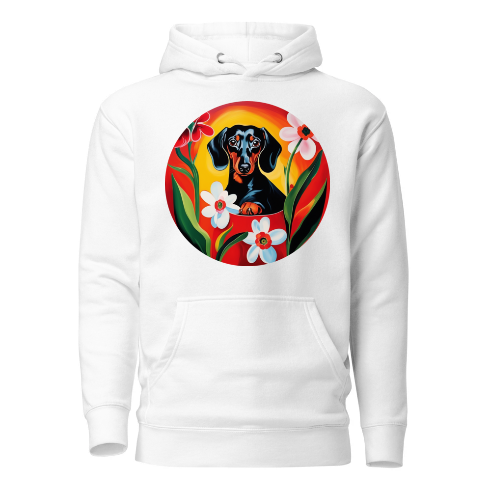 PugMug Custom Black Dachshund Hoodie