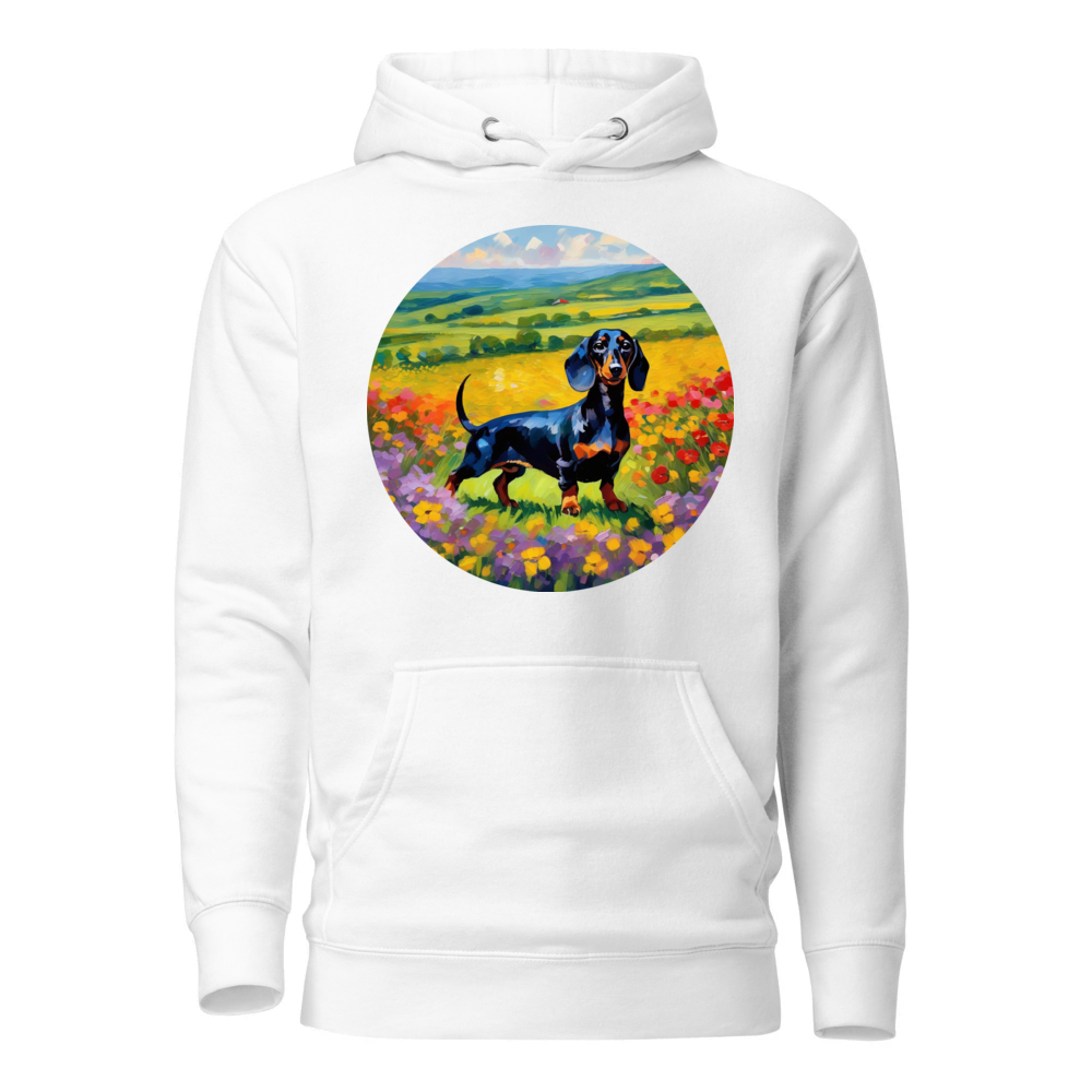 PugMug Custom Black Dachshund Hoodie