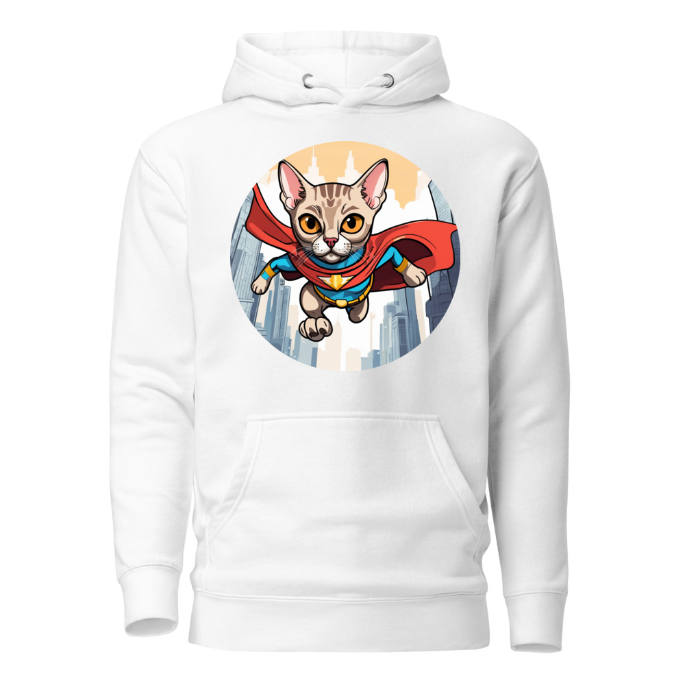 PugMug Custom Tabby Devon Rex Cat Hoodie