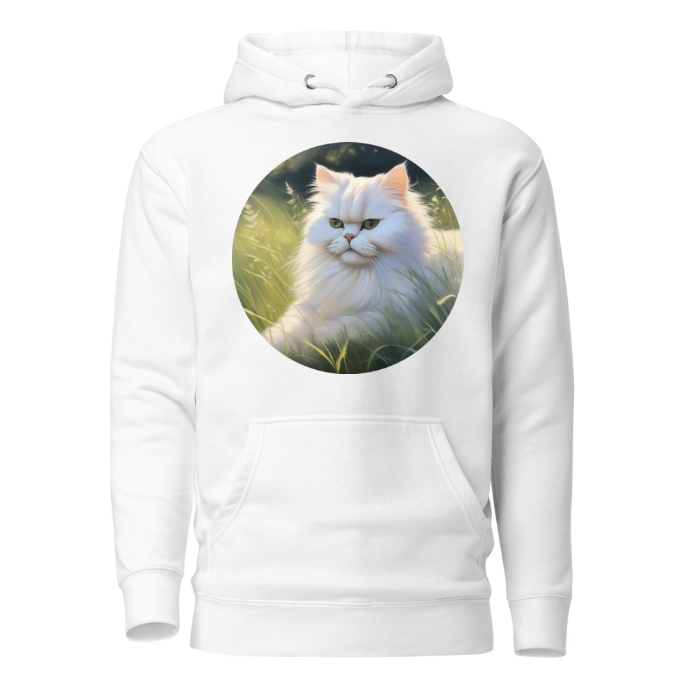 PugMug Custom White Persian Cat Hoodie