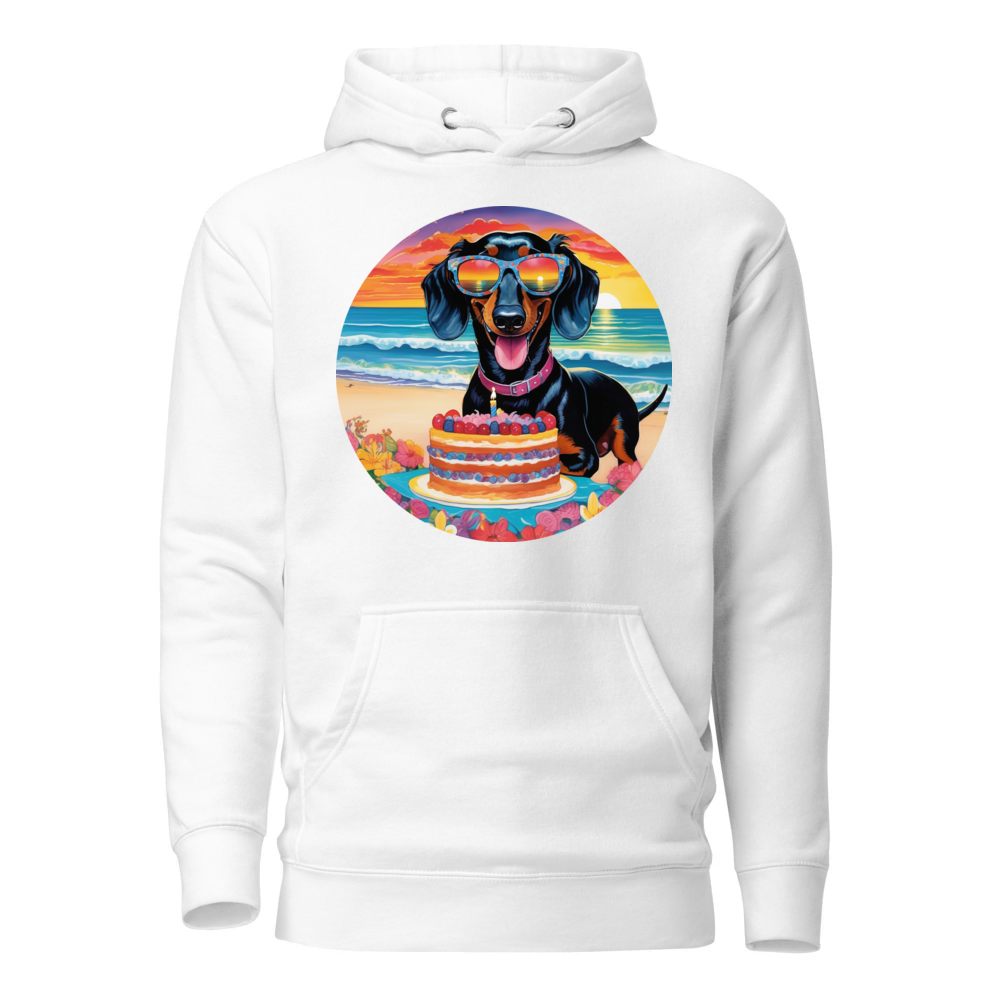 PugMug Custom Black Dachshund Hoodie