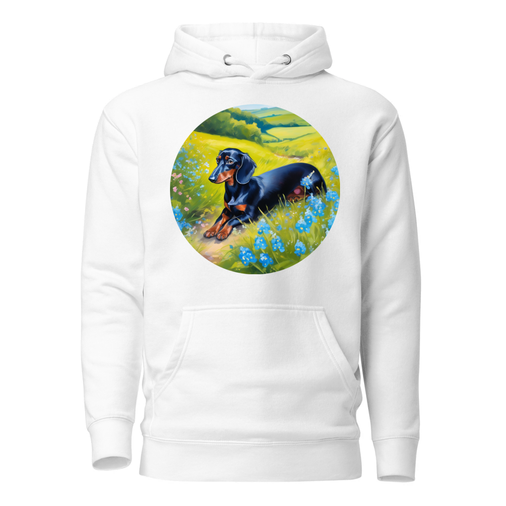 PugMug Custom Black Dachshund Hoodie