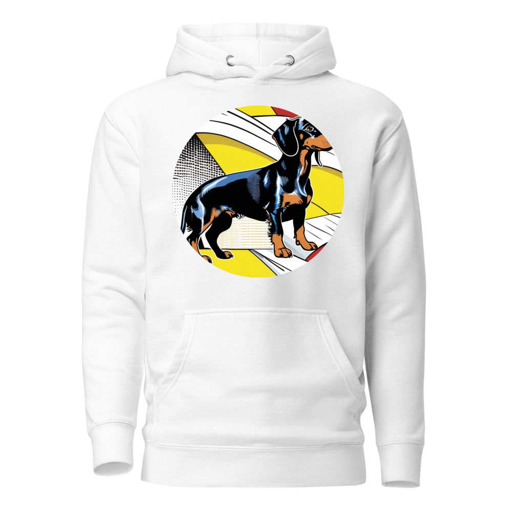 PugMug Custom Black Dachshund Hoodie