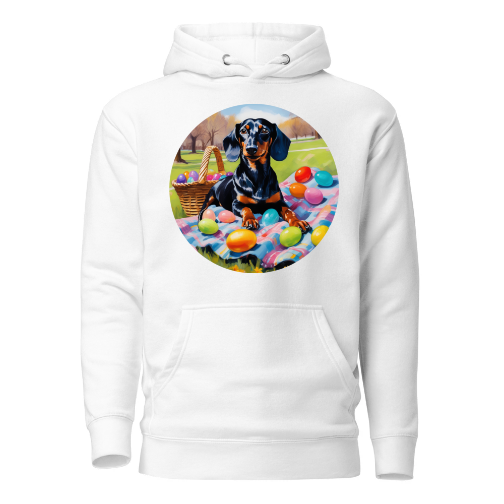 PugMug Custom Black Dachshund Hoodie