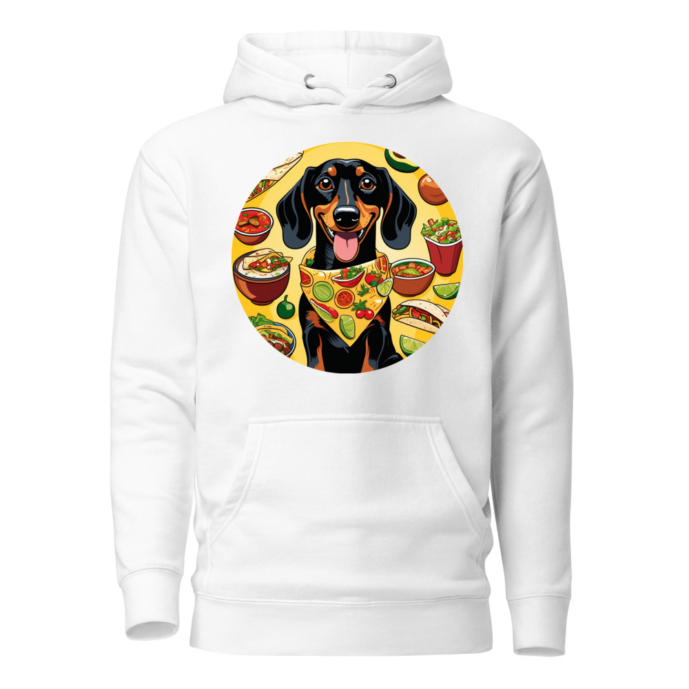 PugMug Custom Black Dachshund Hoodie