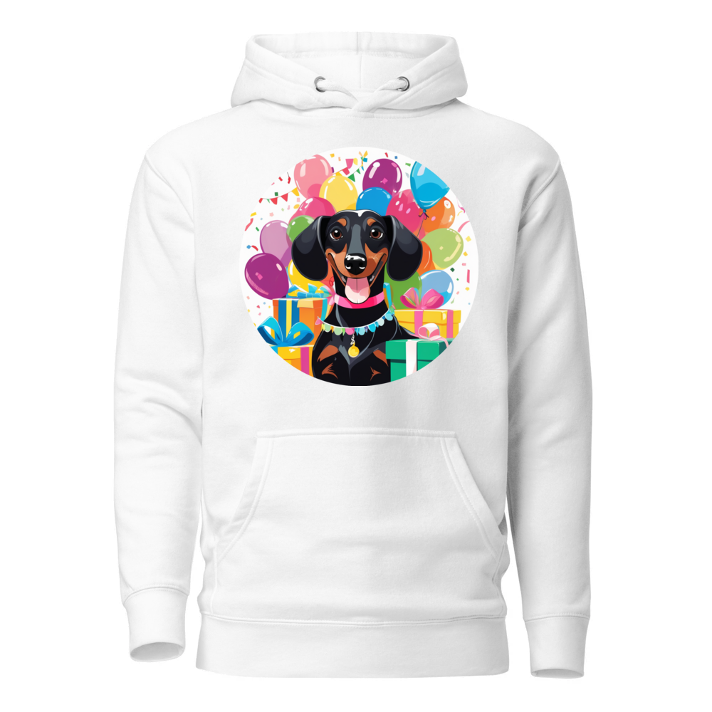 PugMug Custom Black Dachshund Hoodie